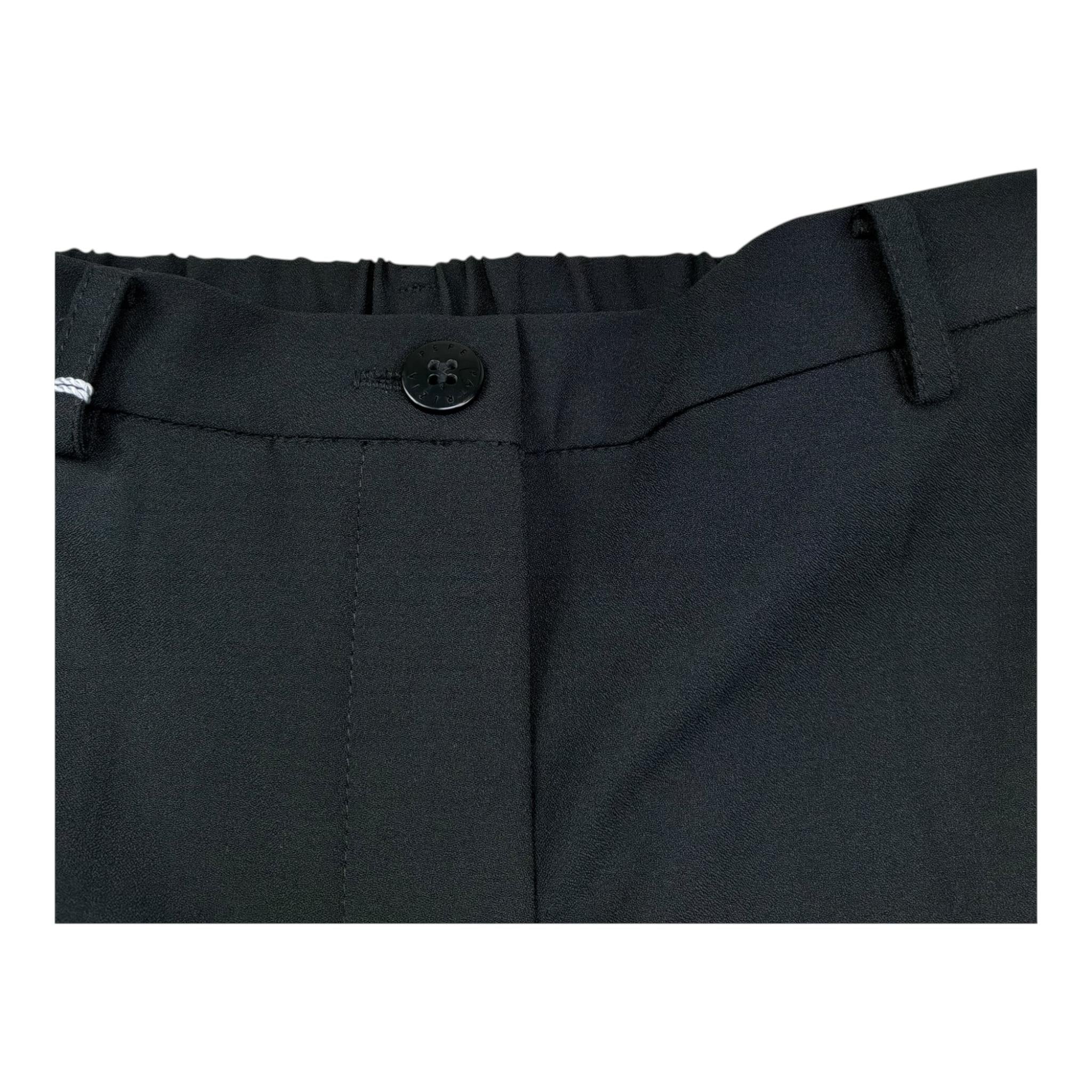 Patrizia Pepe Pantalone Tinta Unita con Elastico In Vita per Bambina 7P0295 NERO PATRIZIA PEPE 