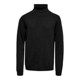 ONLY maglia tinta unita collo alto Nero per Bambino 15264710 NERO ONLY 