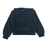Only – Schlichte Jacke mit Reißverschluss und Kapuze in Schwarz für Mädchen