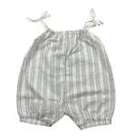 Lalalu' Pagliaccetto Tinta Unita con Fantasia A Righe per Neonato SLTL15P PANNA LALALU' 