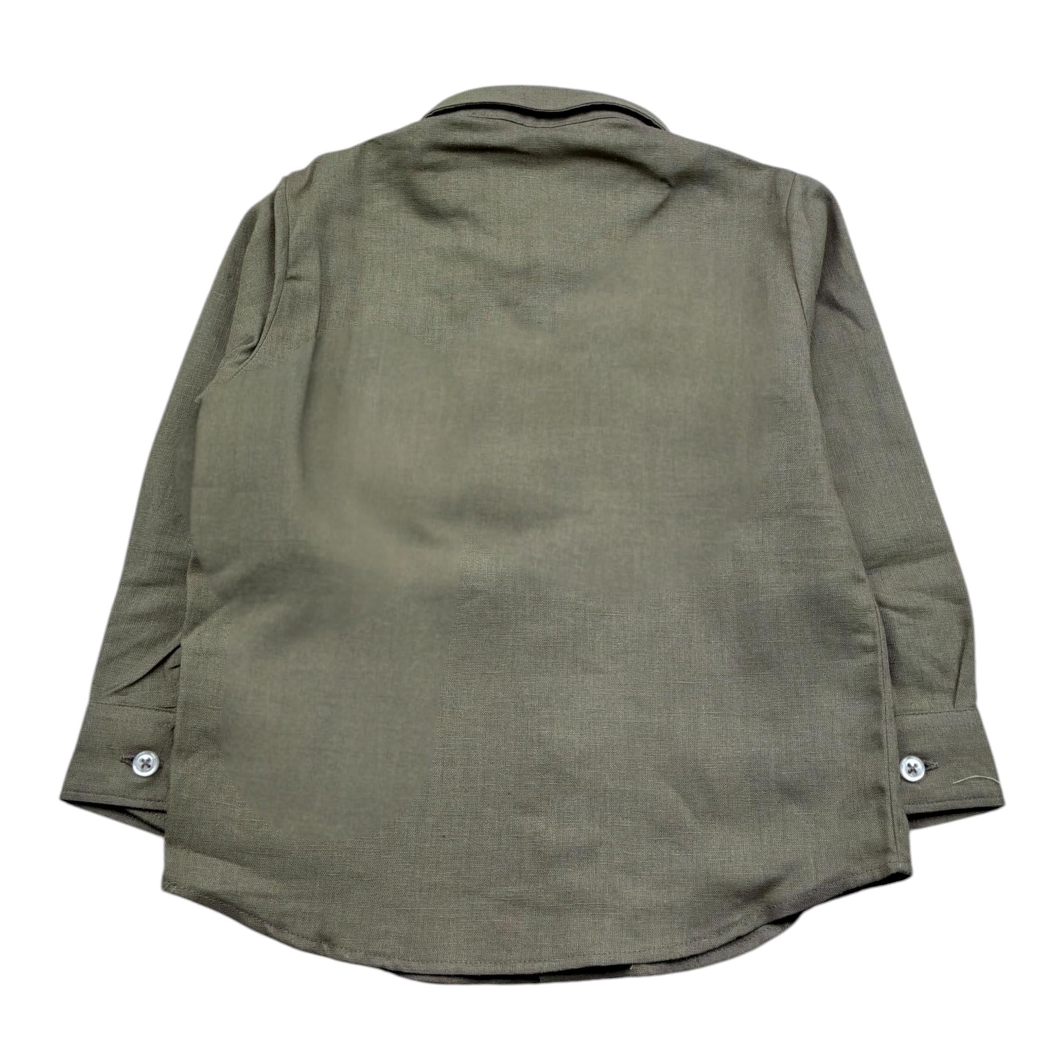 Manuel Ritz Completo 2 Pezzi Camica-Bermuda per Neonato MR3083 VERDE MANUEL RITZ 