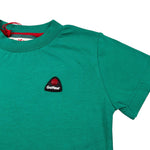 Golfeur Tshirt Girocollo tinta unita con Logo Verde per Bambino S5GKJBTH002 VERDE GOLFEUR 