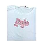 Liu Jo T-Shirt Girocollo Tinta Unita con Brillantini per Bambina GA5019XX BIANCO LIU JO 