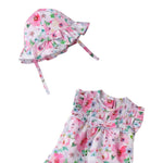 Mini Banda Completo 3 Pezzi Cappello-T-Shirt-Coulotte Bianco per Neonata 3B784XX BIANCO MINI BANDA 