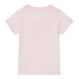 Guess T-Shirt Girocollo Tinta Unita con Stampa per Bambina K5RI15K6YW ROSA GUESS 