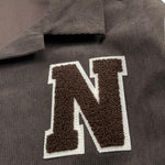 NEVER TOO camicia manica lunga tinta unita con maniche in contrasto Marrone per Bambino NT2123RX MARRONE NEVER TOO 