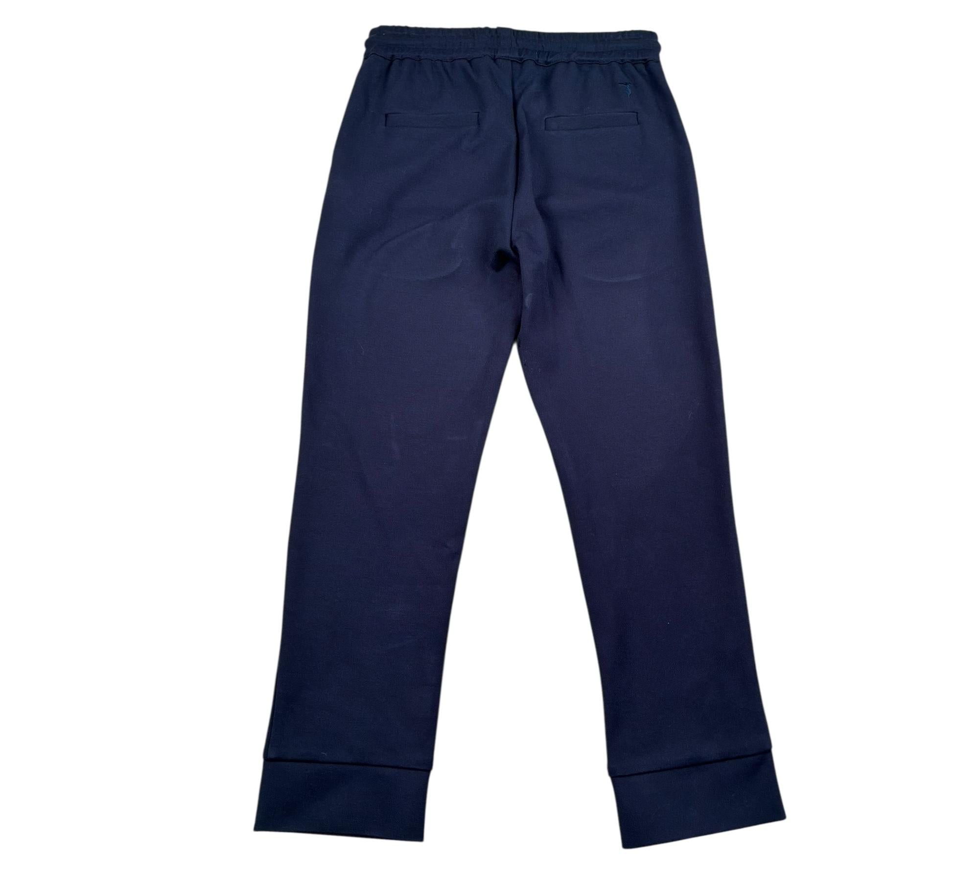 Trussardi Pantalone Tinta Unita con Elastico In Vita per Bambino TBP26059PA BLU TRUSSARDI 