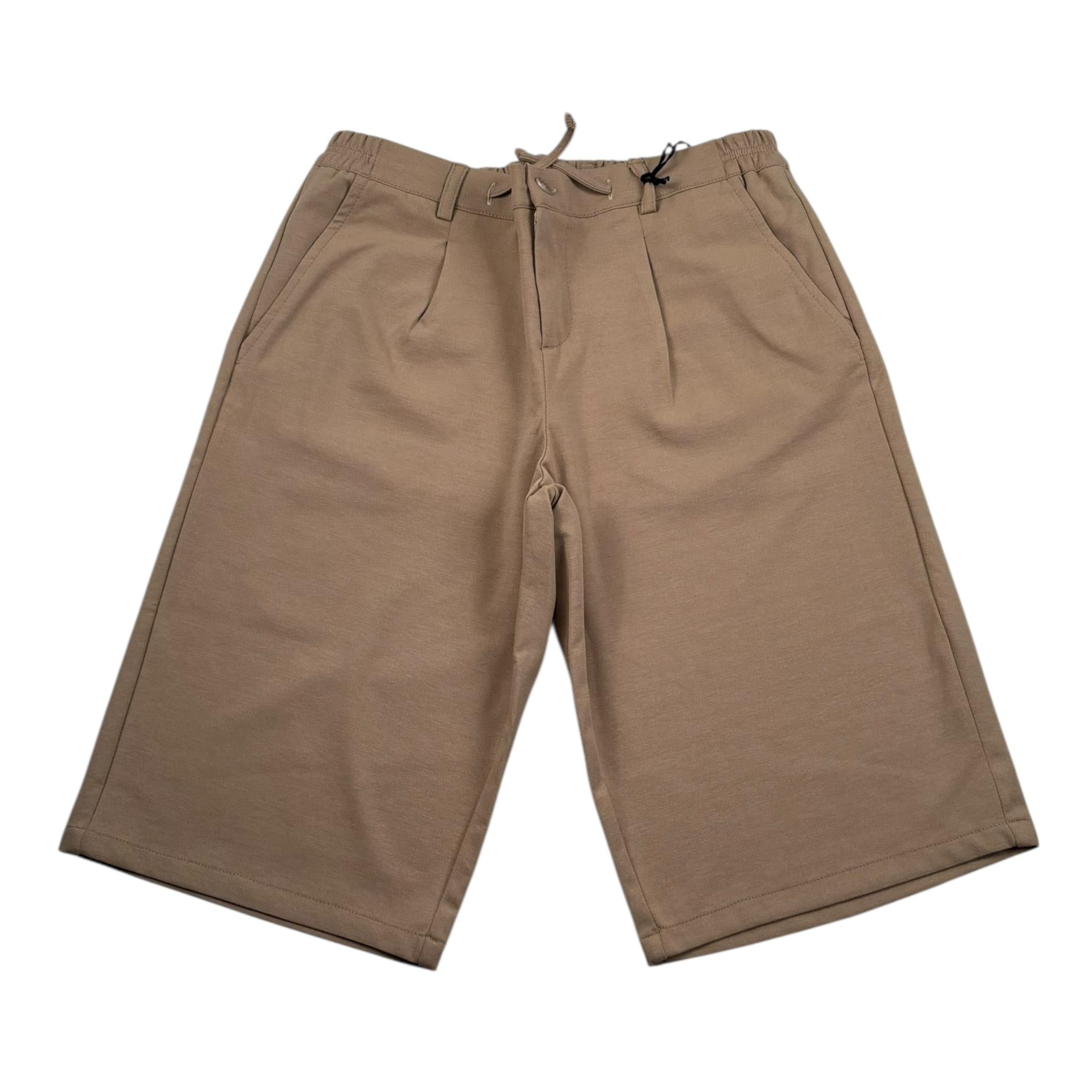 Daniele Alessandrini Bermuda Tinta Unita con Elastico In Vita per Bambino 1236P1137 CAMMELLO DANIELE ALESSANDRINI 