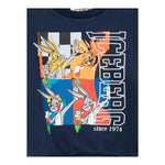 ICEBERG felpa girocollo tinta unita con stampa Blu per Neonato MFICE5327B BLU ICEBERG 