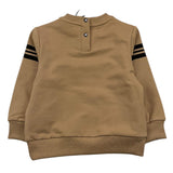 JOHN RICHMOND felpa chiusa girocollo tinta unita cn stampe in contrasto Beige per Neonato RIA25051FE BEIGE JOHN RICHMOND 