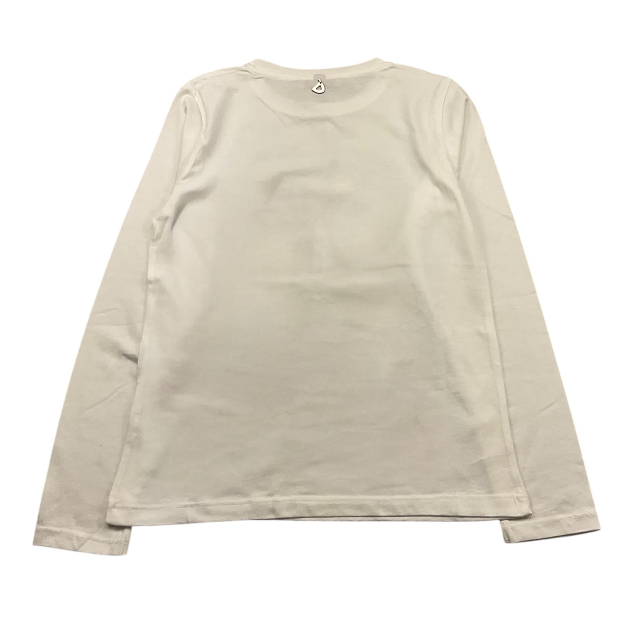 DIXIE shirt girocollo tinta unita con stampe in contrasto Panna per Bambina LB57030G34 PANNA DIXIE 