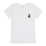 Guess T-Shirt Girocollo Tinta Unita con Logo per Bambino J5RI44J1314 BIANCO GUESS 