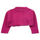 Nanan Einfarbiger Fuchsia Bolero für Baby Mädchen
