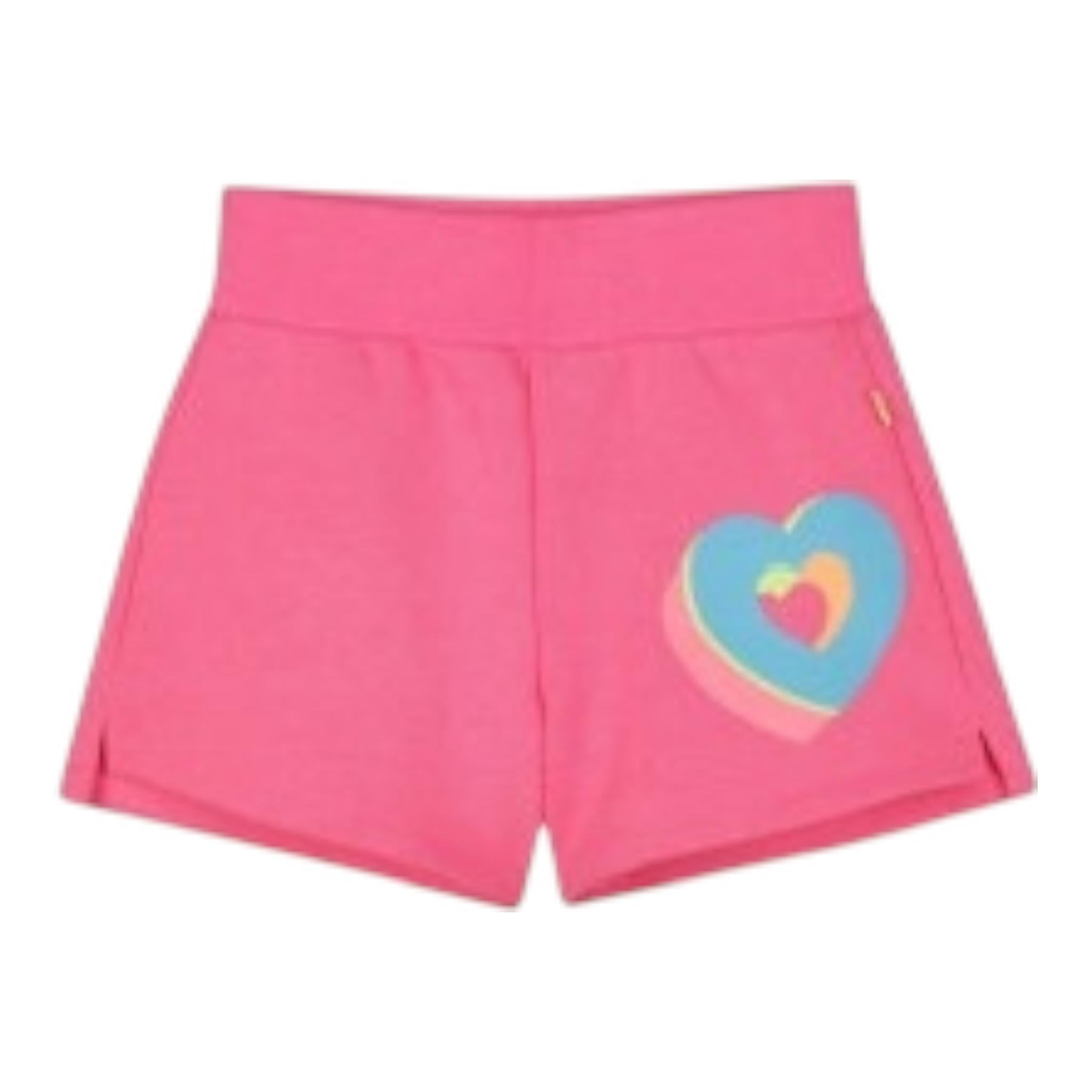 Billieblush Short Tinta Unita con Stampa per Bambina U21044 FUXIA BillIEBLUSH 