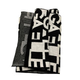 GAELLE sciarpa tinta unita con stampe logo in contrasto Nero per Bambina 2741SC00505 NERO GAELLE 