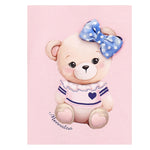 MONNALISA maxi shirt girocollo tinta unita cn stampa  Rosa per Neonata 39D611 ROSA MONNALISA 