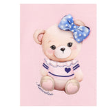 MONNALISA maxi shirt girocollo tinta unita cn stampa  Rosa per Neonata 39D611 ROSA MONNALISA 