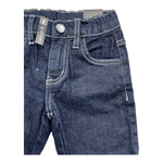SARABANDA jeans tinta unita con girovita regolabile Blu per Neonato A043X BLU SARABANDA 