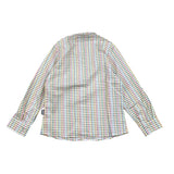 Daniele Alessandrini Langarmshirt Logomuster Weiß für Kinder