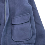 NEVER TOO giubbino tinta unita con zip e collettob Blu per Bambino NT1794B BLU NEVER TOO 