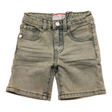 Cesare Paciotti Bermuda-Shorts aus einfarbigem Denim mit verstellbarem Bund in Grau für Jungen