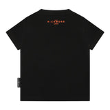 John Richmond T-Shirt Girocollo tinta unita con Stampa Nero per Neonato RIP25014TSXXXX NERO JOHN RICHMOND 