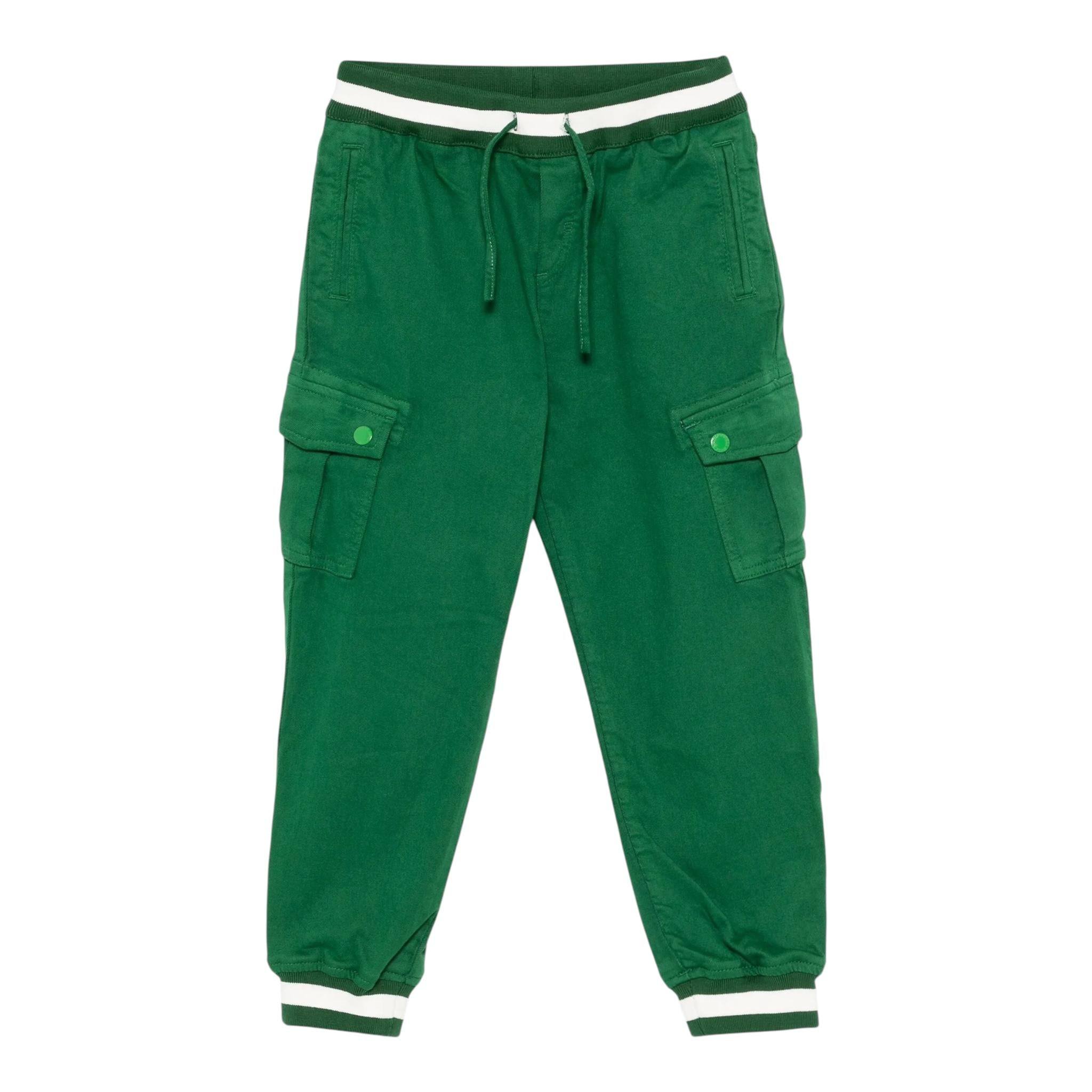 STELLA McCARTNEY pantalone tinta unita con elastico in vita Verde per Bambino TV6R70 VERDE STELLA McCARTNEY 