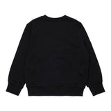 Diesel Felpa Chiusa Girocollo Tinta Unita con Logo per Bambino J02234 NERO DIESEL 