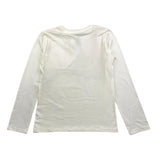 VICOLO shirt girocollo tinta unita con stampa Bianco per Bambina 028421 BIANCO VICOLO 