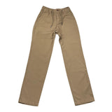 Jeckerson Einfarbige Hose mit elastischer Taille Beige für Jungen