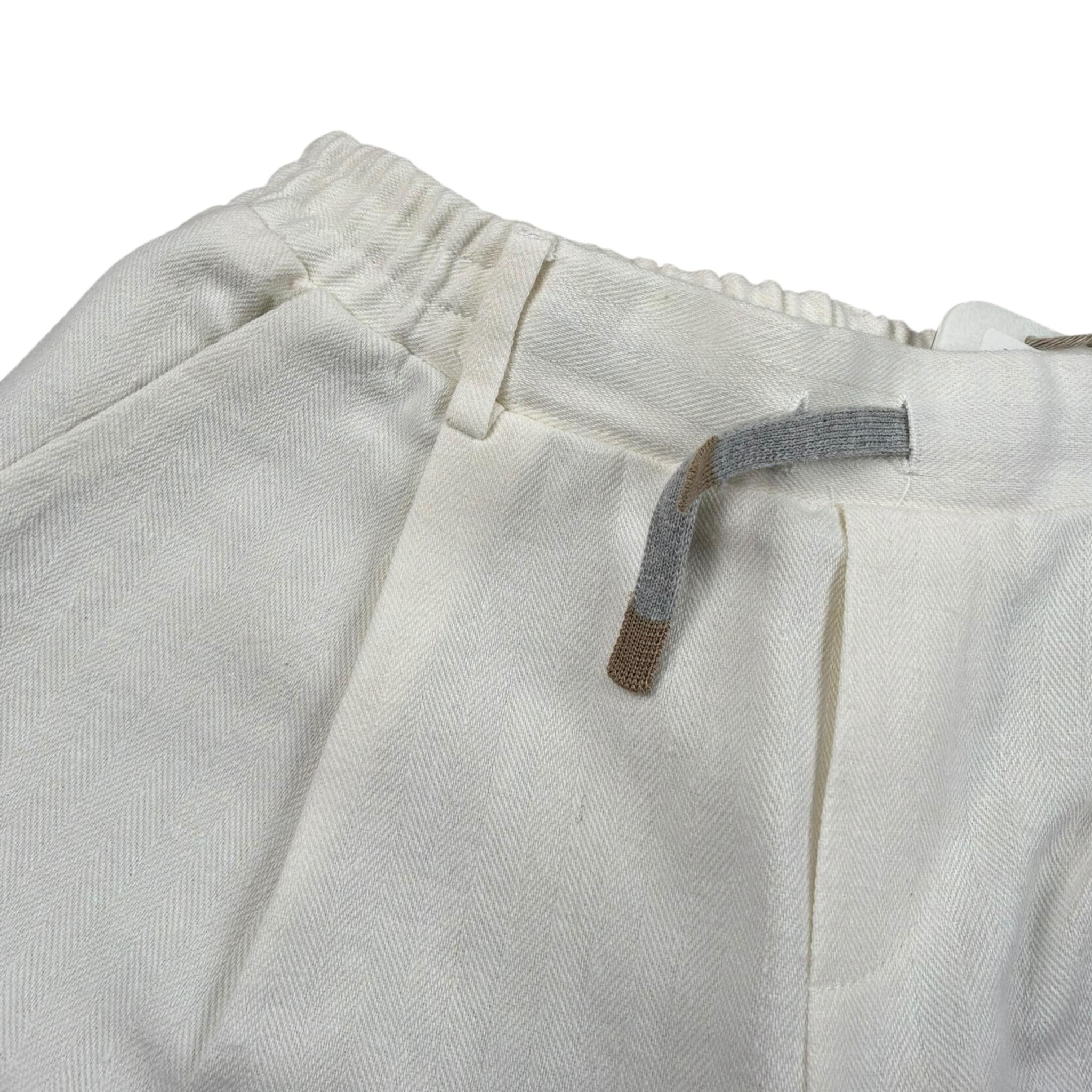 Eleventy Bermuda Tinta Unita con Elastico In Vita per Bambino EW6P59X PANNA ELEVENTY 