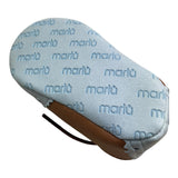 Marlu' Zweifarbige Schuhe mit Schnürsenkeln Braun/Blau für Neugeborene