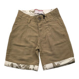 Cesare Paciotti Bermuda Einfarbig Mit Verstellbarer Taille Beige Für Jungen