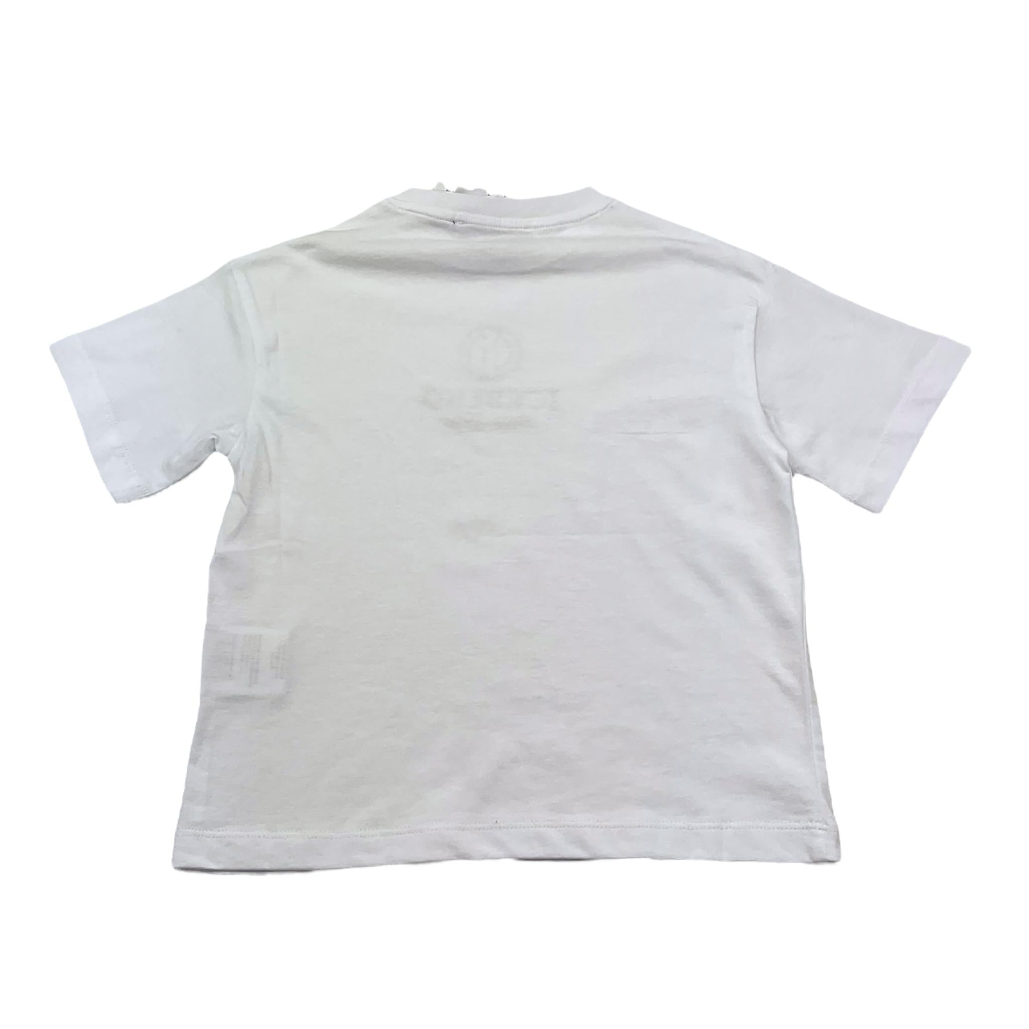 Iceberg T-Shirt Girocollo Tinta Unita con Stampa per Bambina TSICE5165J BIANCO ICEBERG 