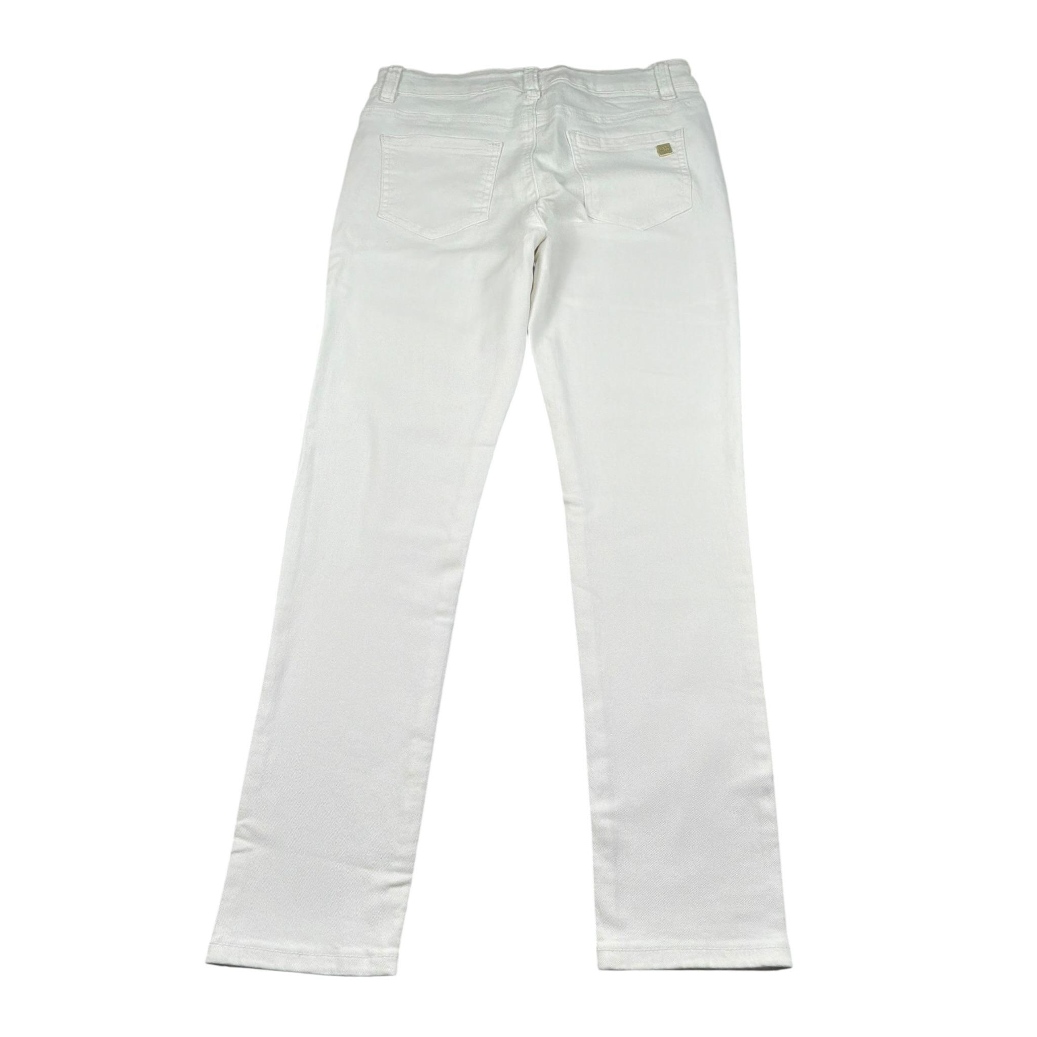 Kaos Pantalone Tinta Unita con Girovita Regolabile per Bambina KS186 BIANCO KAOS 