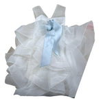 Bella Brilli Abito Cerimonia Tinta Unita con Tulle per Bambina 222 BIANCO BELLA BRILLI 