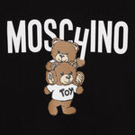 MOSCHINO shirt girocollo tinta unita cn stampa in contrasto Nero per Bambino MMO00RXJ NERO MOSCHINO 
