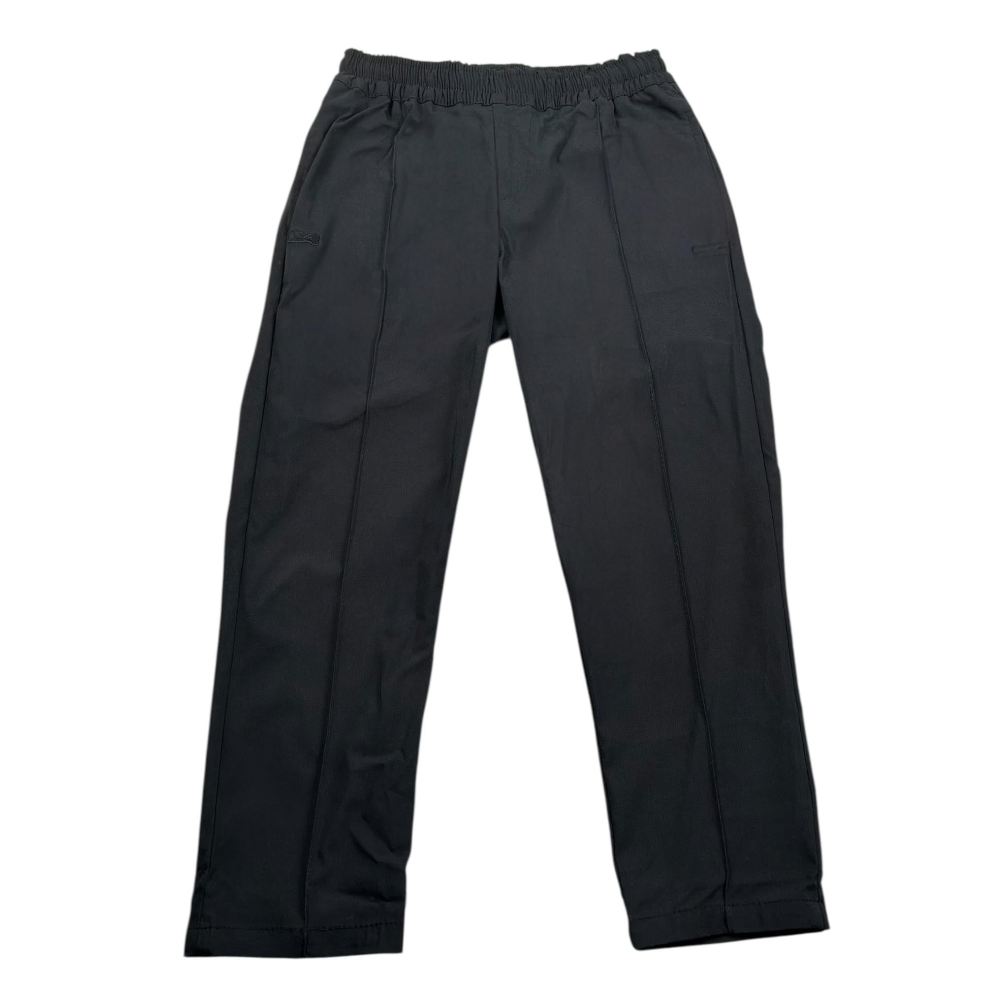 Daniele Alessandrini Pantalone Tinta Unita con Elastico In Vita per Bambino 1235P00016 NERO DANIELE ALESSANDRINI 