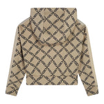 MICHAEL KORS felpa tinta unita logata con zip e cappuccio Beige per Bambina R30155X BEIGE MICHAEL KORS 