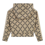 MICHAEL KORS felpa tinta unita logata con zip e cappuccio Beige per Bambina R30155X BEIGE MICHAEL KORS 