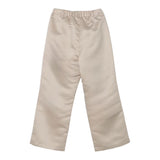 Twinset Unifarbene Hose mit elastischem Bund in Beige für Mädchen