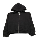 U+è BY MISS GRANT felpa con zip e cappuccio tinta unita Nero per Neonata UE1618N NERO U+è BY MISS GRANT 