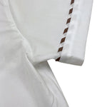 Little Bear Camicia Tinta Unita con Profili In Contrasto per Bambino 8211 BIANCO/BEIGE LITTLE BEAR 