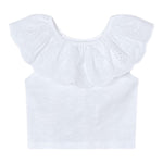 Mayoral Top Tinta Unita con Scollo A Barca per Neonata 3012N BIANCO MAYORAL 