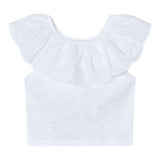 Mayoral Top Tinta Unita con Scollo A Barca per Neonata 3012N BIANCO MAYORAL 