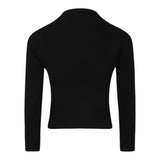JOHN RICHMOND maglia mezza collo tinta unita con applicazioni Nero per Bambina RGA24080MAX NERO JOHN RICHMOND 