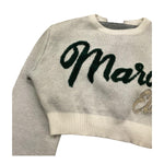 MARC ELLIS maglia girocollo tinta unita manica larga Bianco per Bambina JMJSW00098 BIANCO MARC ELLIS 