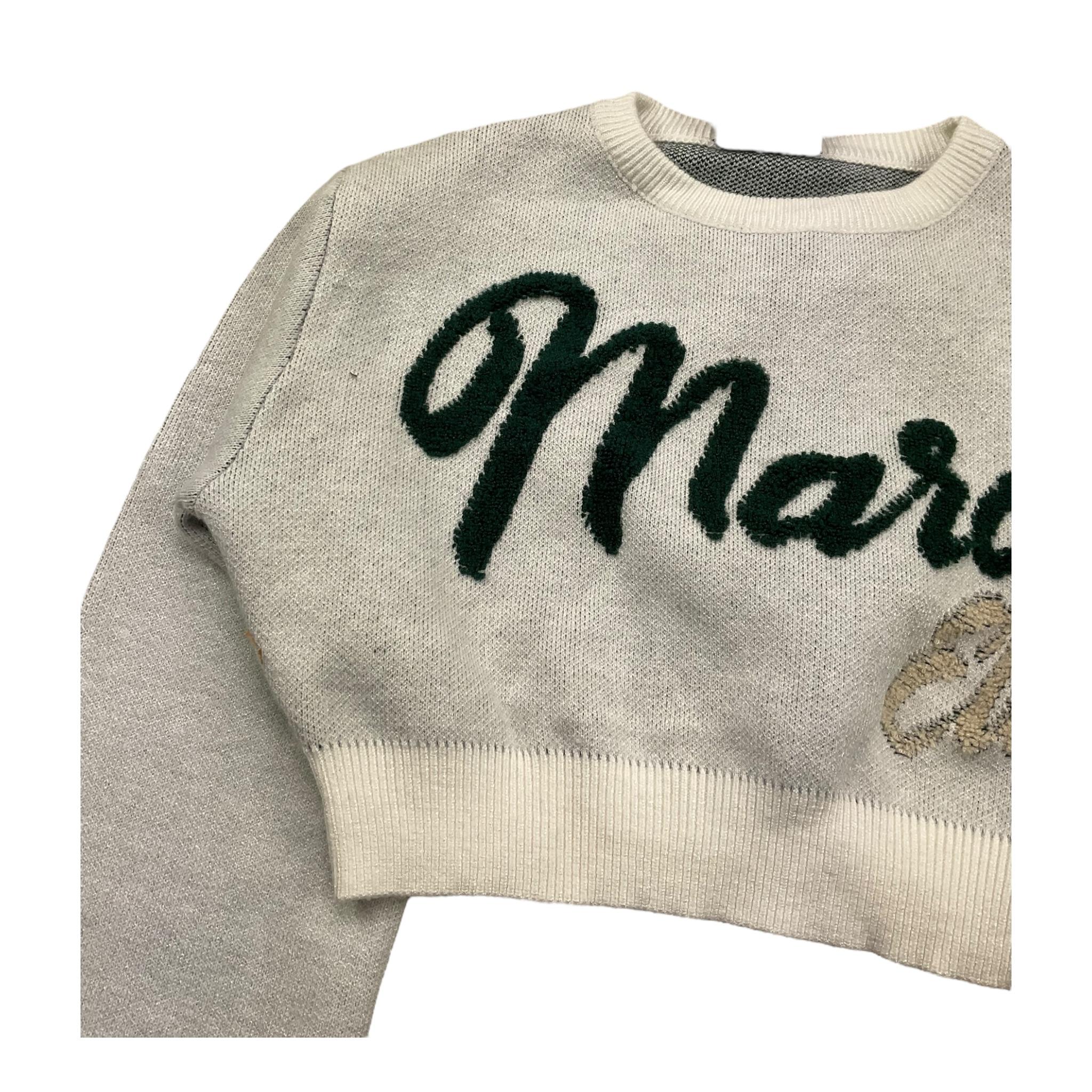 MARC ELLIS maglia girocollo tinta unita manica larga Bianco per Bambina JMJSW00098 BIANCO MARC ELLIS 