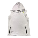 Yours Einfarbiger ärmelloser Hoodie mit weißer Kapuze für Jungen