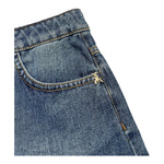 Patrizia Pepe Gonna In Denim Tinta Unita con Girovita Regolabile per Bambina 7G0135 BLU PATRIZIA PEPE 